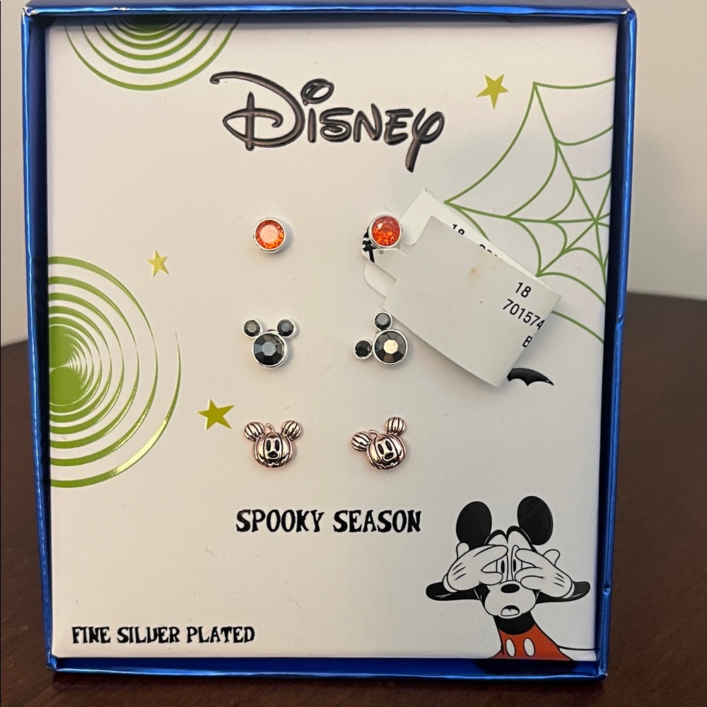 Disney Halloween Mickey Earrings Set